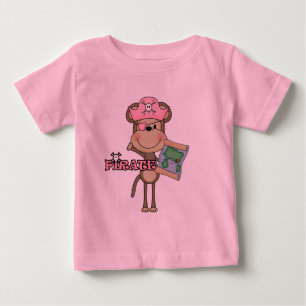 Monkey Girl Pirat Tshirts och Gifts