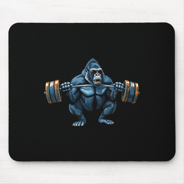 Monkey Gorilla Bodybuilding Muscles Fitness Gym 1 Musmatta (Framsidan)