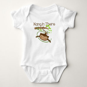 Monkey håller ut där tee shirt