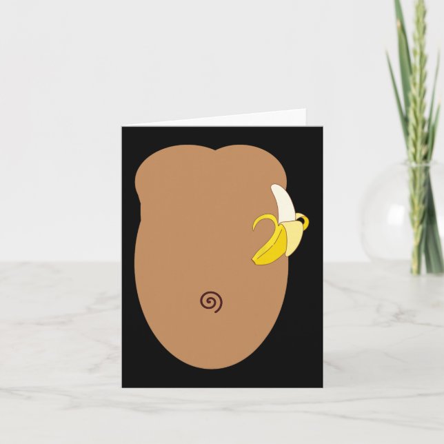Monkey Halloween Costume Kort (Framsida)