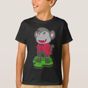 Monkey Halloween Vampire T Shirt