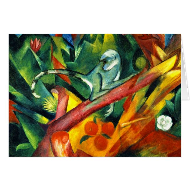 Monkey Hälsningskort (Framsidan Horizontal)