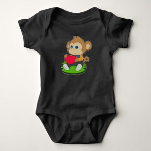 Monkey Heart Balloon T Shirt