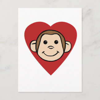 Monkey Heart Vykort