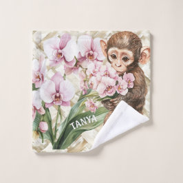 Monkey Holding Orchids | Fyll i