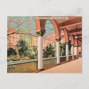 Monkey House, Forest Park, St. Louis Missouri Vykort