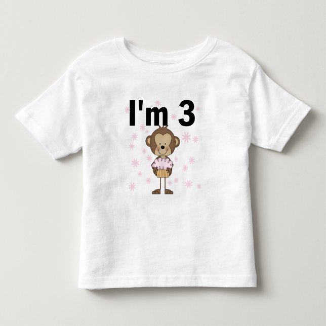 Monkey I är 3 dagars Tshirts och presenter (Framsida)