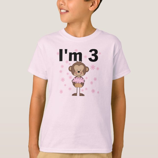 Monkey I är 3 dagars Tshirts och presenter (Framsida)