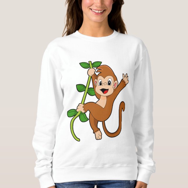 Monkey i Jungle T Shirt (Framsida)