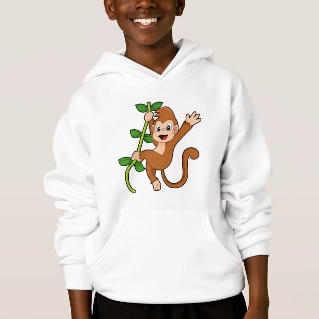 Monkey i Jungle T Shirt (Framsida)