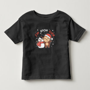Monkey I Kärlek You Snö Mch Snögubbe Pun T Shirt