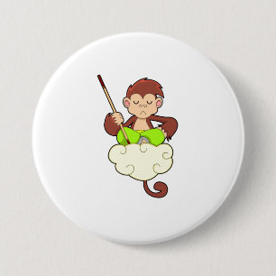 Monkey i Kor har legat på moln Knapp