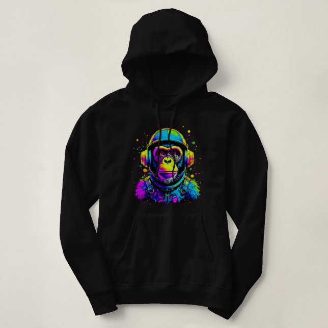 Monkey i Space Kostym T Shirt (Design framsida)
