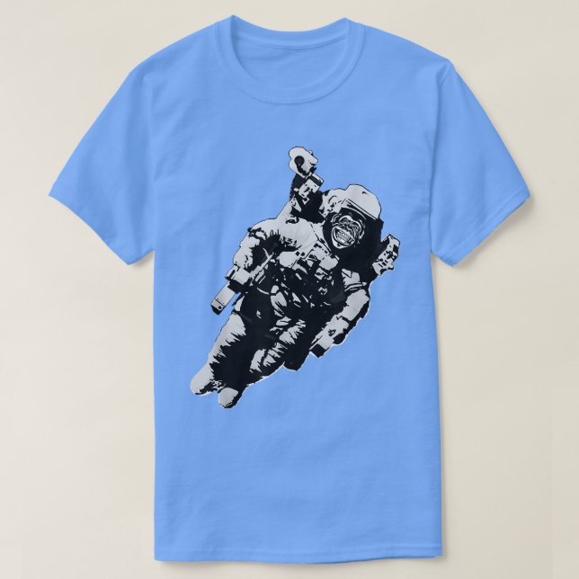 Monkey In An Astronaut Space Monkey Astrology  T Shirt (Design framsida)