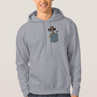 Monkey in Pocket Hoodie