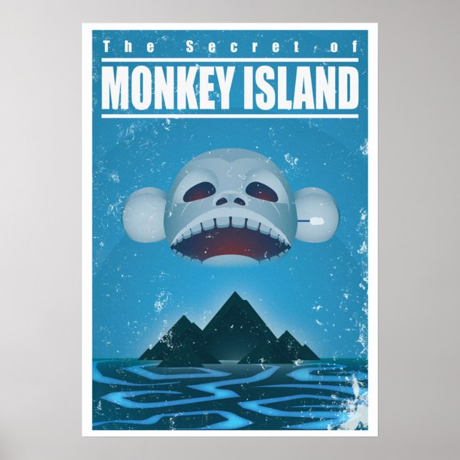 Monkey Island Travel Poster (Framsidan)