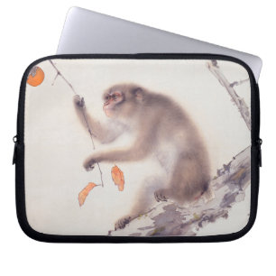 Monkey japansk målning kinesisk Zodiac Birthday S Laptop Fodral