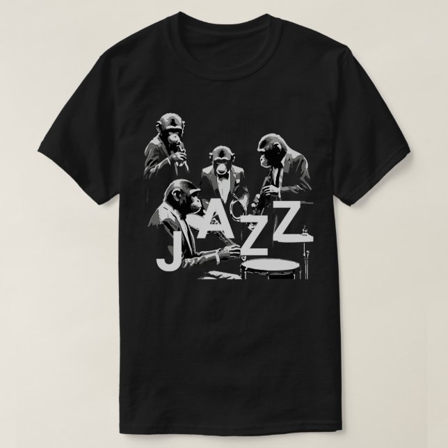 monkey jazz t shirt (Design framsida)