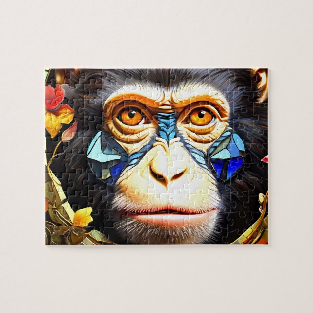 Monkey Jigszle Puzzle Collection Pussel (Horisontell)