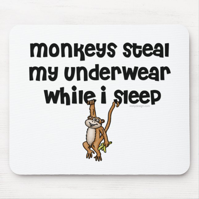 Monkey Joke Mousepads Musmatta (Framsidan)