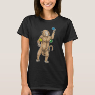 Monkey Juggler Juggle T Shirt