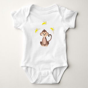 Monkey Juggling Bananas Jungle Animal T Shirt