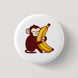 Monkey Kärlek Banana Knapp