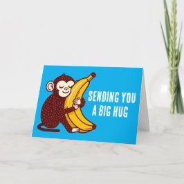 Monkey Kärlek Banana Kort