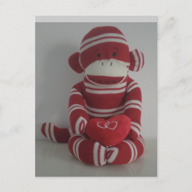 Monkey Kärlek Vykort (Framsida)