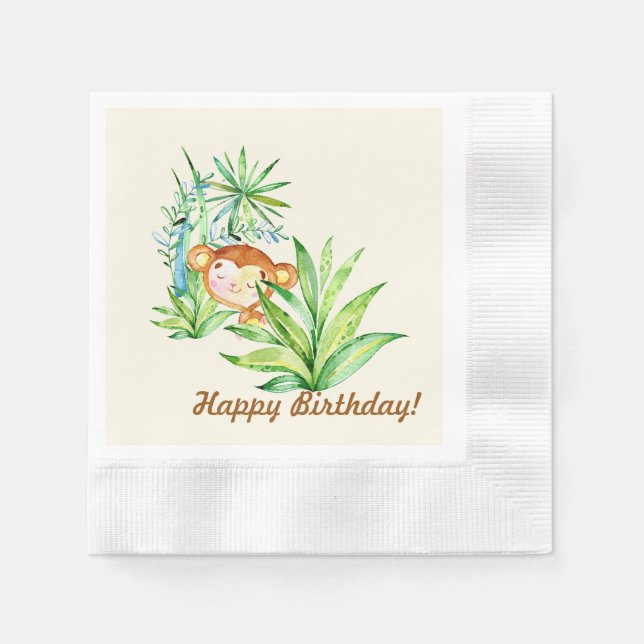 Monkey Kid Pappersservett (Framsidan)