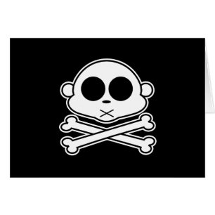 Monkey Kor Bone Hälsningskort