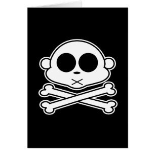 Monkey Kor Bone Hälsningskort