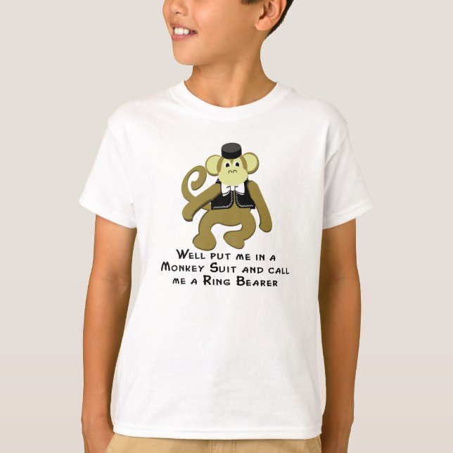 Monkey Kostym/ Ring Bearer Tröja (Framsida)