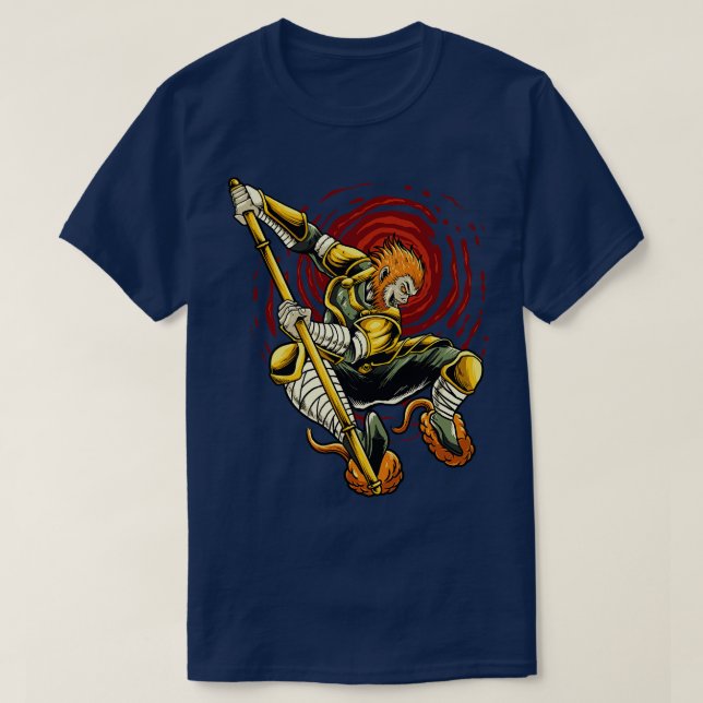 Monkey Kung Sol Wukong TShirtmonkey kung sol wukon T Shirt (Design framsida)