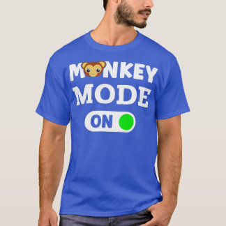 Monkey-läge på apa på djur t shirt