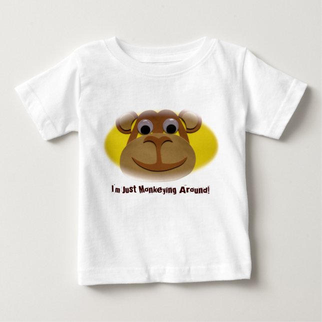 Monkey Långärmad Shirt for Småbarn T (Framsida)