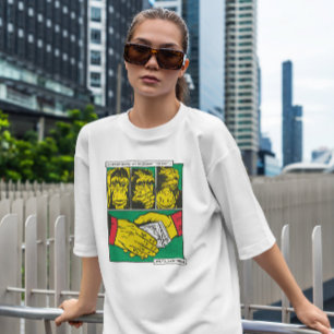 Monkey Mafia Animal Tecknad T Shirt