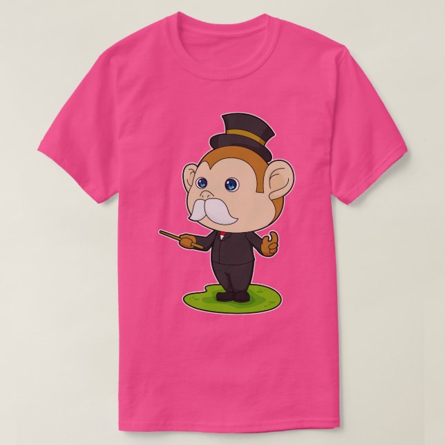 Monkey Magician Magic trollspö T Shirt (Design framsida)