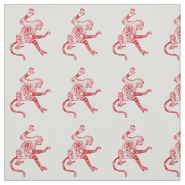 Monkey Mandala Fabric Tyg