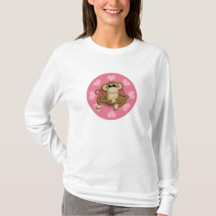 Monkey Me Rosa Kärlek shirt T