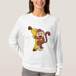 Monkey med Banana (1).PNG T Shirt