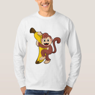 Monkey med Banana (1).PNG T Shirt