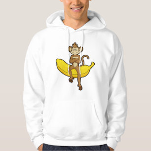Monkey med Banana Hoodie