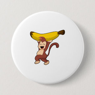 Monkey med Banana Knapp