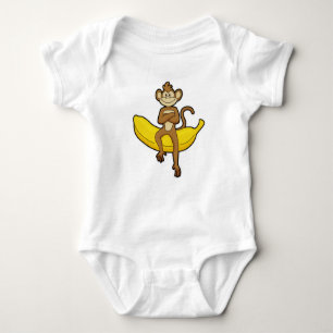 Monkey med Banana T Shirt