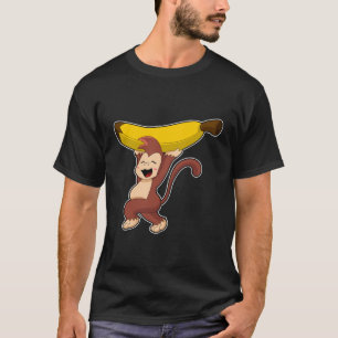 Monkey med Banana T Shirt