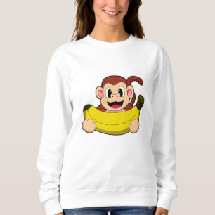 Monkey med Banana T Shirt