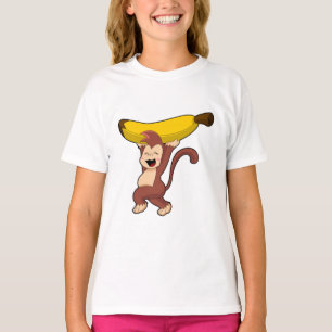 Monkey med Banana T Shirt