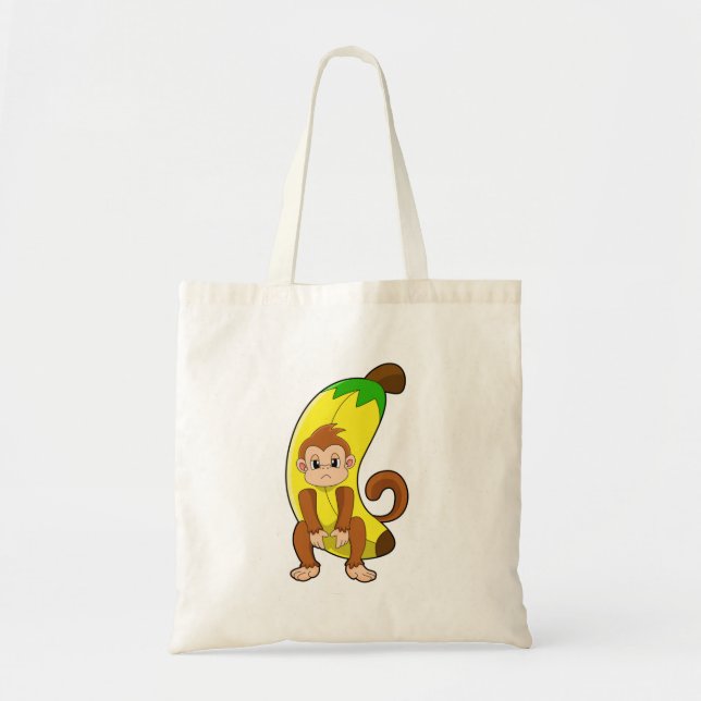 Monkey med Banana Tygkasse (Framsidan)