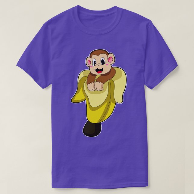 Monkey med bananskal t shirt (Design framsida)